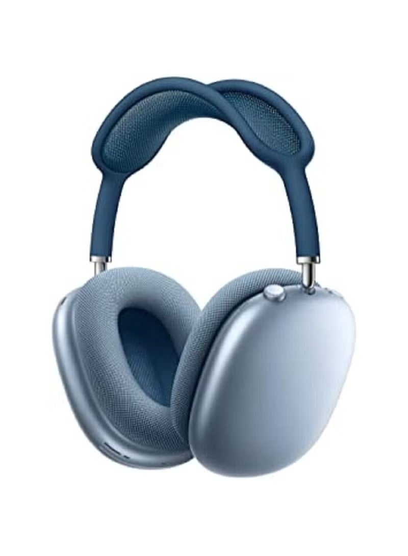 P9 Max Wireless Bluetooth Over-Ear Headphones with Microphone - Blue - Image 2