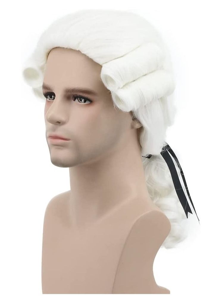 إستيل زي تنكري طويل مجعد للرجل الاستعماري أبيض - Image 2