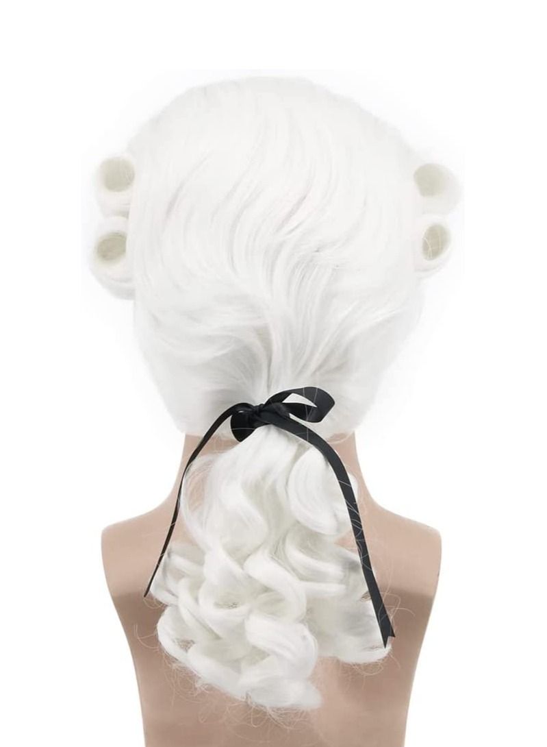 إستيل زي تنكري طويل مجعد للرجل الاستعماري أبيض - Image 3