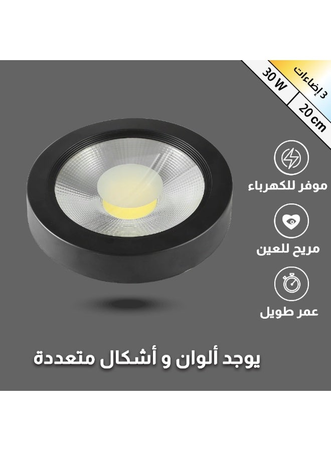 Hummer It appears black, the color of the lighting is 3 lights, 30 watts - Image 1