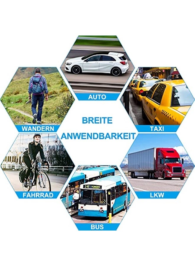 Generic Gps Navigation Device For Car 2022 Navigation For Car Truck Sat Nav 7 Inch Lifetime Free Map Update Navigation System With Poi Flash Warning Voice Guide Driving Lane Europe 52 Map - Image 5