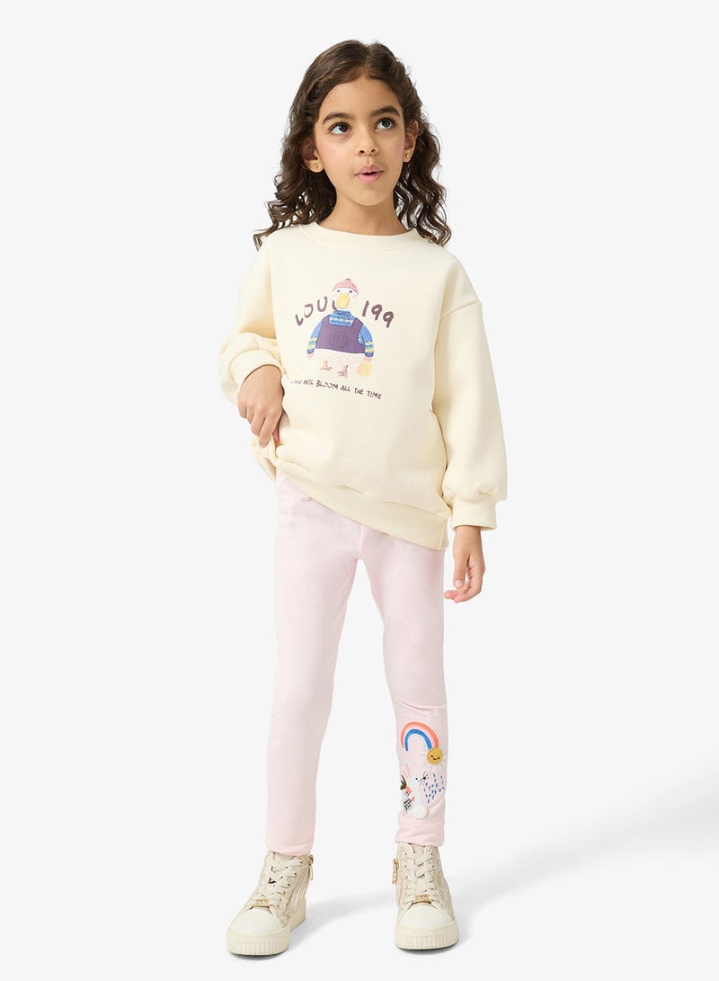 Pinata Duck Print Crew Neck Sweatshirt - Image 4