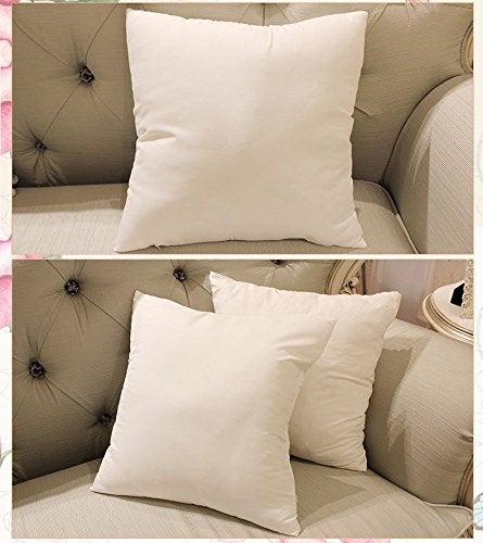 JDX Small Cushions | Hotel Quality Premium Fibre Sofa Cushions Set of 5 | Cushion 12 inch x 12 inch | Sofa Pillow,Cushion,Cushions for Sofa, Cushion Pillow,Sofa Pillow,Cushions for Bed (Color White) - Image 5
