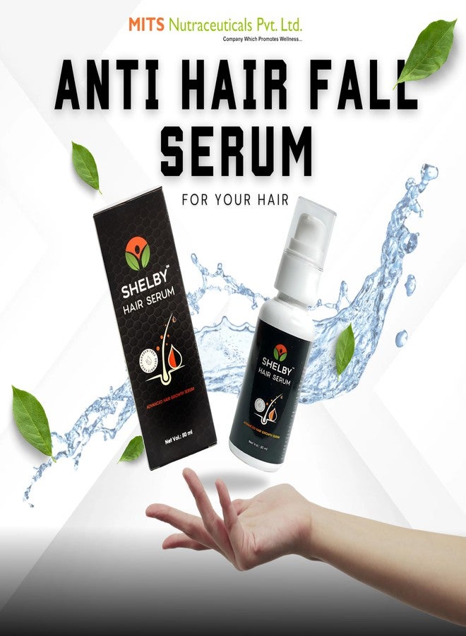 Shelby Anti Hair Fall Serum for Men & Women - 50ml | Reduces Hair Fall | Strengthens Roots | Promotes Hair Growth | Non-Greasy | All Hair Types - Image 2