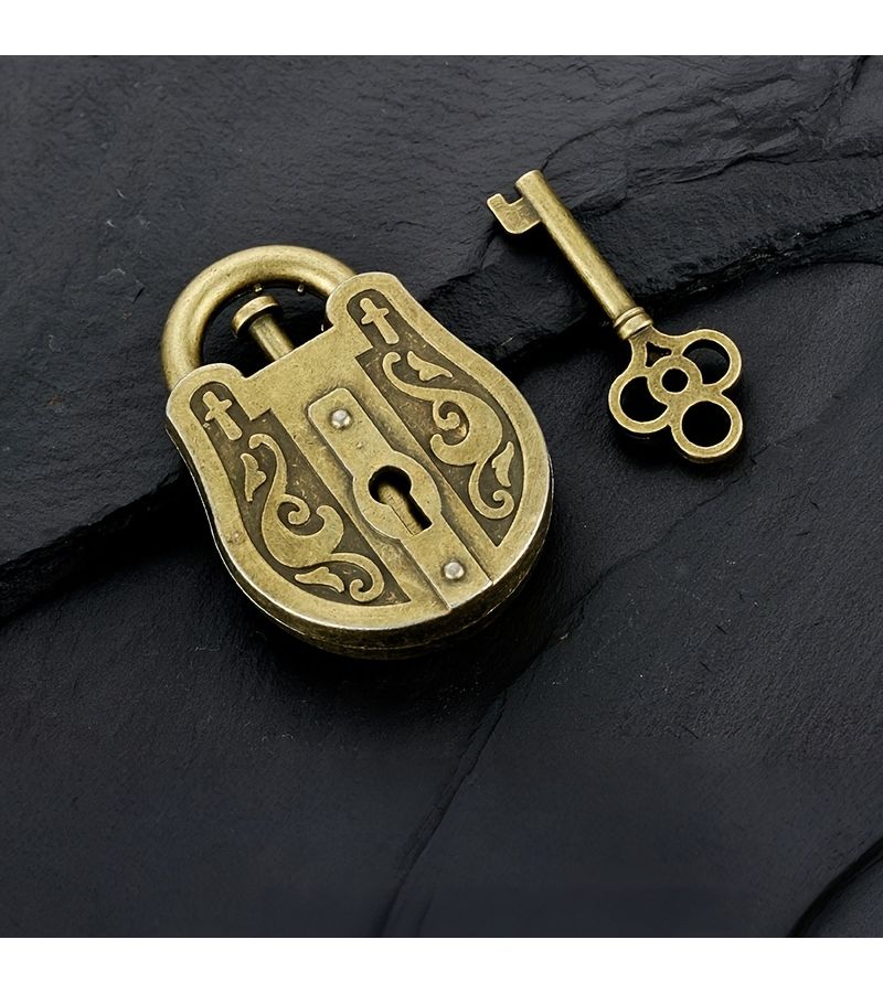 Classic 3 Piece Set Bronze Lu Ban Lock Puzzle Challenge Video Tutorial - Image 4