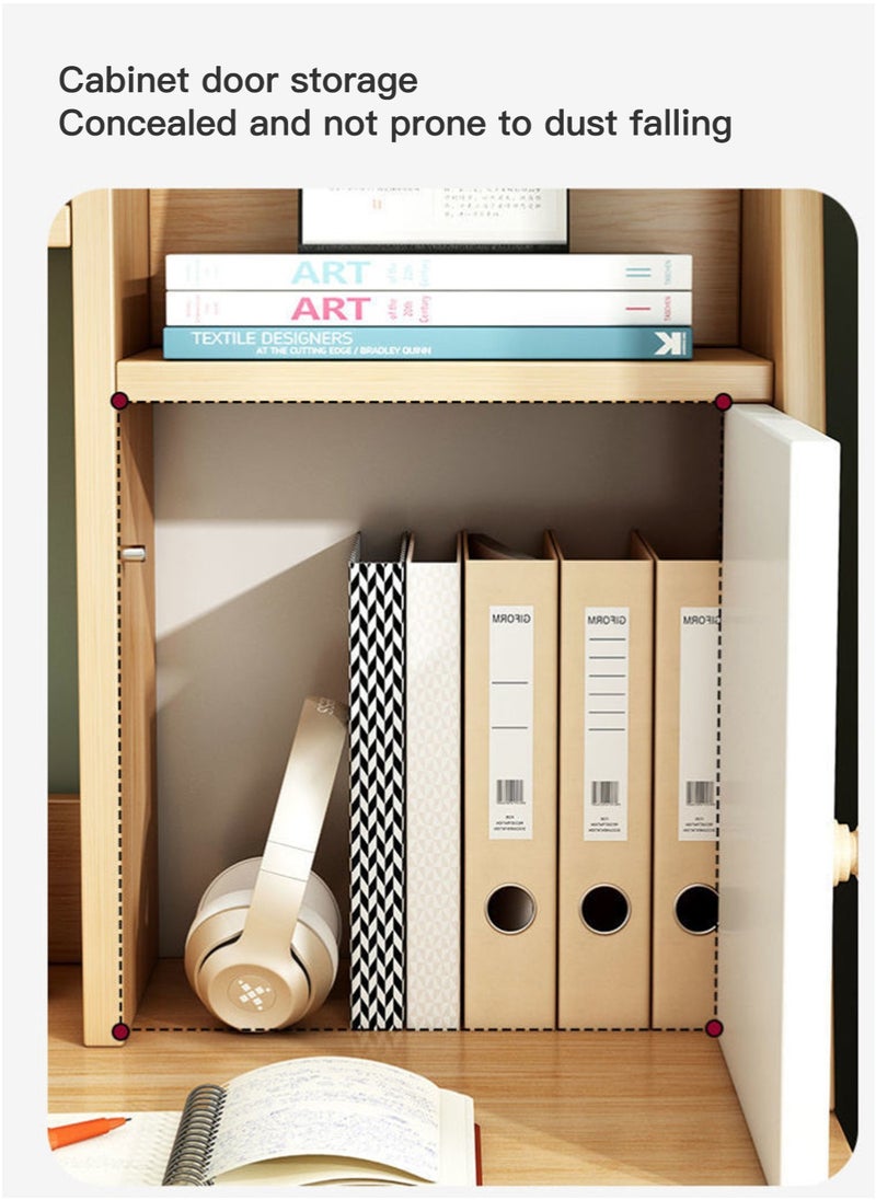 Modern Home Office Desk Study Desk with Drawers for Storage 80*45*105cm