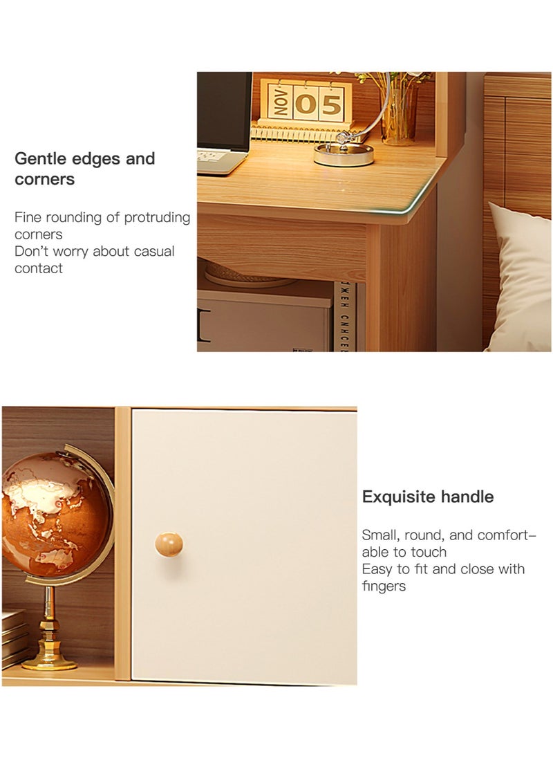 Modern Home Office Desk Study Desk with Drawers for Storage 80*45*105cm