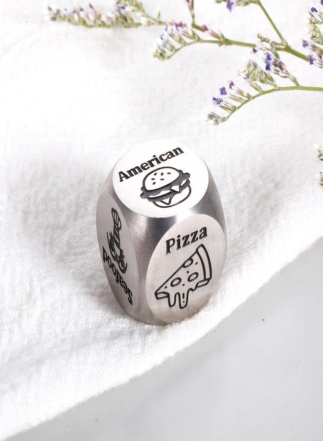 Delujouberst Food Dice - Date Night Dice Set for Couples, Romantic Wedding Anniversary GIFS for Husband Wife, Unique Stocking Stuffers for Him Men Husband - Image 3