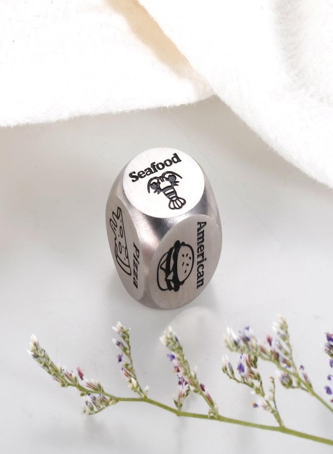 Delujouberst Food Dice - Date Night Dice Set for Couples, Romantic Wedding Anniversary GIFS for Husband Wife, Unique Stocking Stuffers for Him Men Husband - Image 5