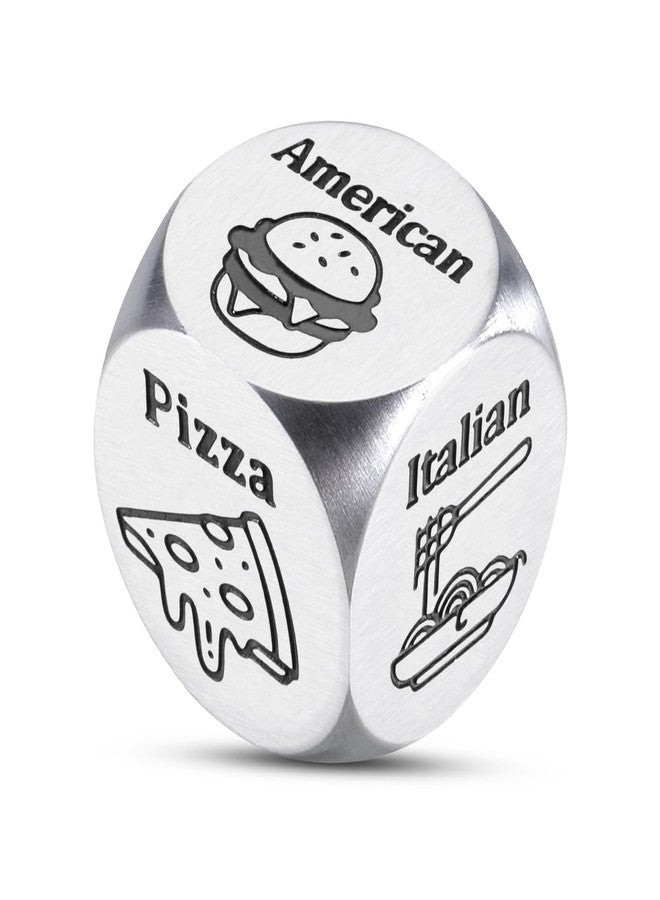 Delujouberst Food Dice - Date Night Dice Set for Couples, Romantic Wedding Anniversary GIFS for Husband Wife, Unique Stocking Stuffers for Him Men Husband - Image 1