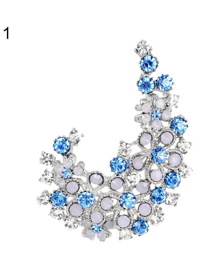 NIBEMINENT Rhinestone Women's Scarf Brooch Pin  - Image 1
