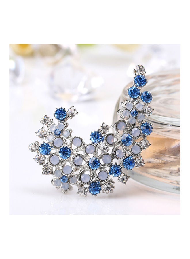 NIBEMINENT Rhinestone Women's Scarf Brooch Pin  - Image 2
