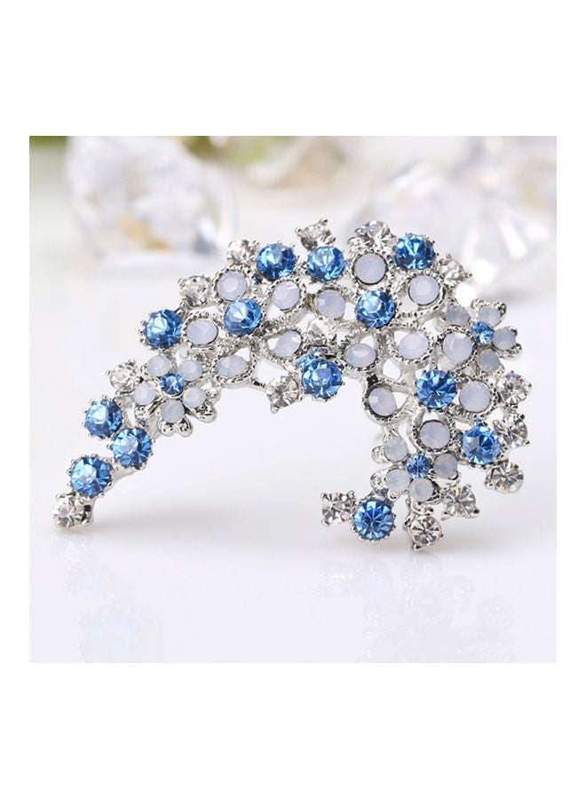 NIBEMINENT Rhinestone Women's Scarf Brooch Pin  - Image 3