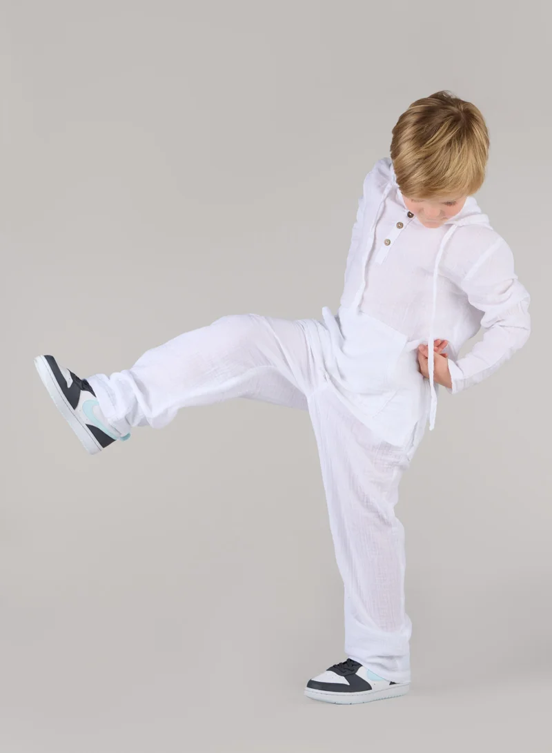 Just Nature Hoodie Shirt and Trousers Set