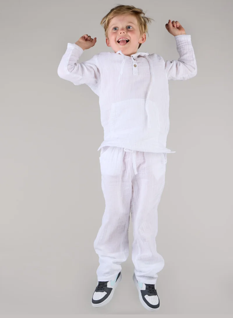 Just Nature Hoodie Shirt and Trousers Set