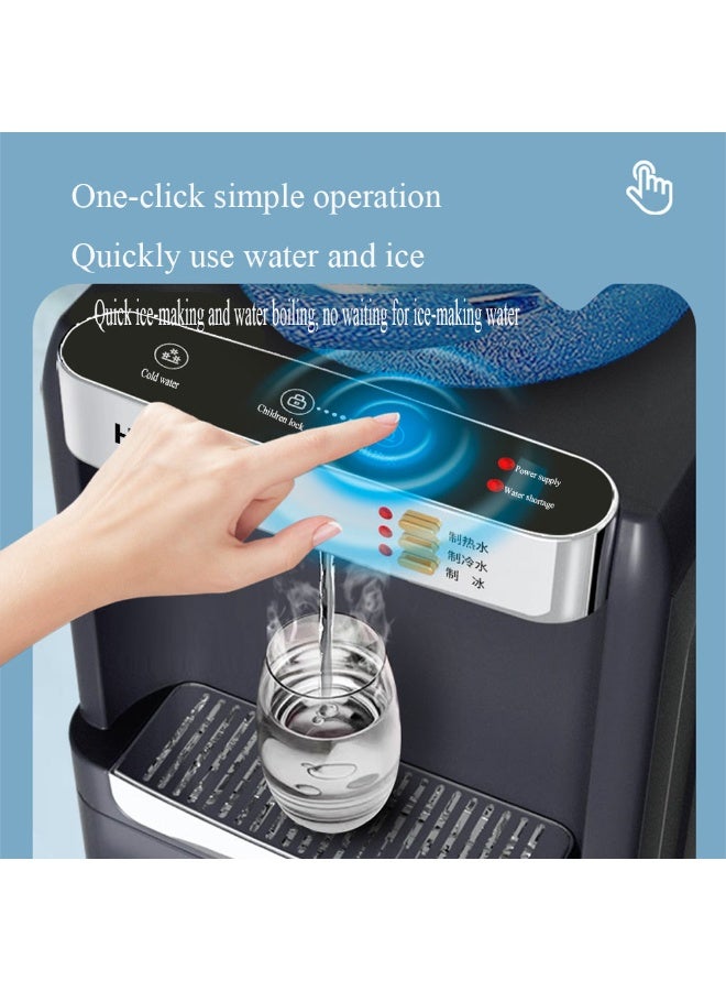 Cool Baby Water Dispenser with Built-In Ice Maker, Hot and Cold, 20KG Daily Output, Bullet-Shaped Ice - Image 4