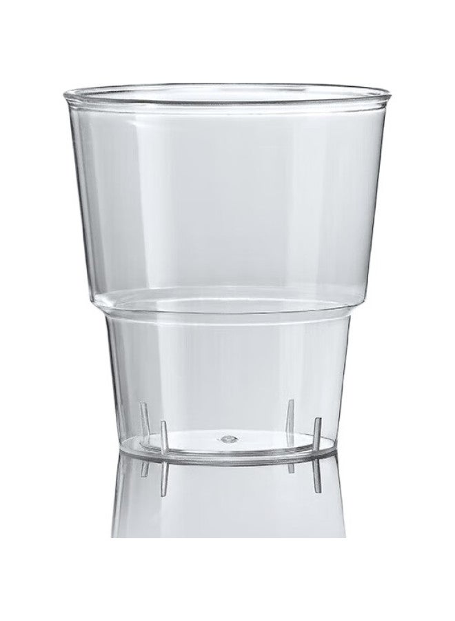 Temeiju Disposable Cups, Aviation Cups, 200Ml*50 Pieces, Thickened Plastic Water Cups, Wine Cups, Tea Cups, Space Cups, Transparent Beverage Cups - Image 3