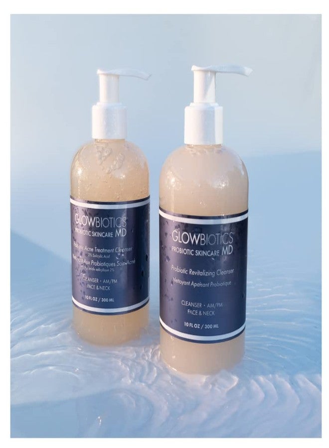 Glowbiotics غلوبيوتكس منظف بروبيوتيك المنعش: غسول وجه مرطب لطيف للبشرة الحساسة | يزيل الأوساخ والزيوت والمكياج، يهدئ الاحمرار، مع الببتيدات والألوة فيرا - Image 4