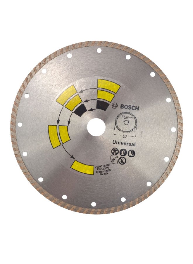 Turbo Top Diamond Cutting Disc Wheel Silver 230 mm JE2 609 256 409