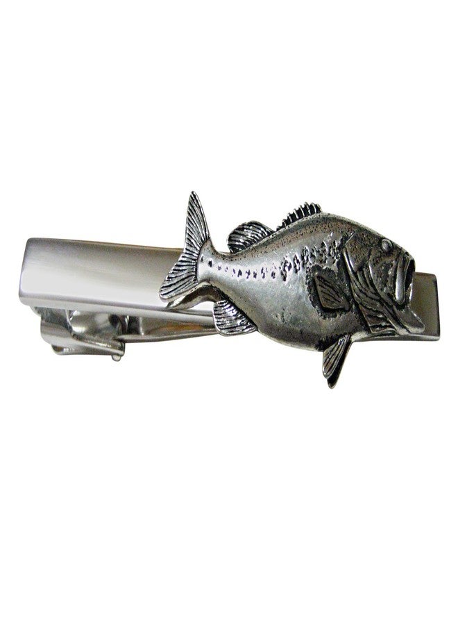 Kiola Designs Bass Fish Square Tie Clip - Image 1