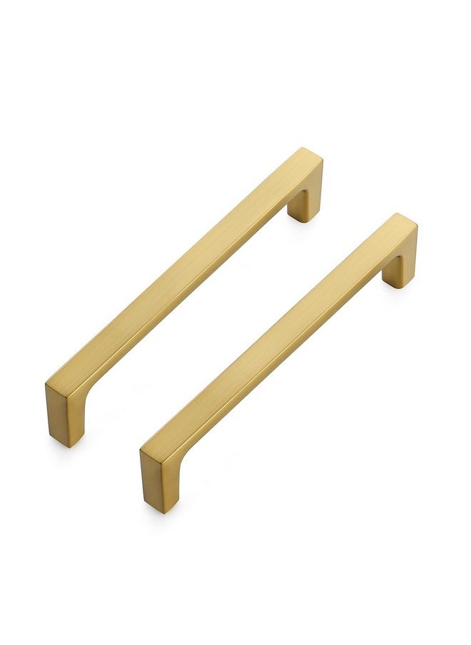 Ravinte - Ravinte 30 Pack Solid 5 Inch Kitchen Square Cabinet Handles Brushed Brass Cabinet Pulls Drawer Pulls Kitchen Cabinet Hardware Kitchen Handles - Image 1
