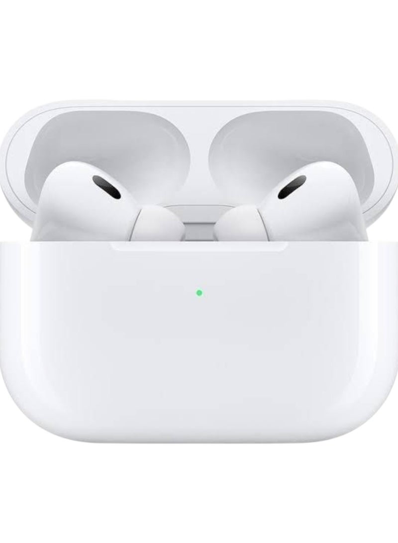 Wireless Earphones with Wireless Charging Case and Charging Port - White Compatible with All Phones