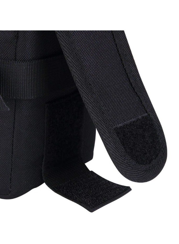 EIRMAI EMB-L2020 Model Eirmai lens bag for 50mm lenses with dual safety locks. Made of nylon in black. - Image 5