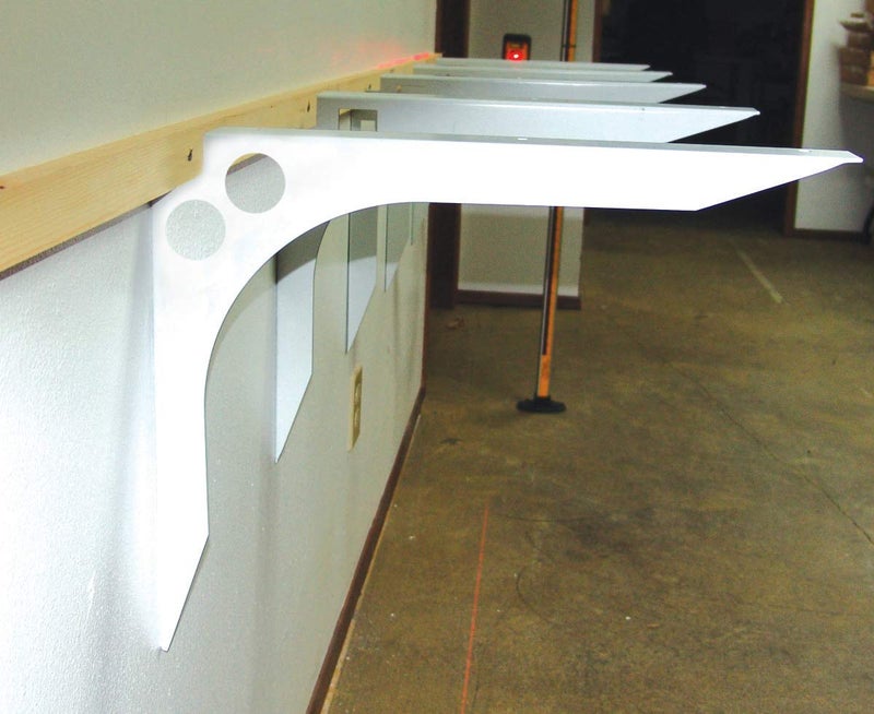 FastCap Black SpeedBrace, 8"x12" with 1000 lbs Load Capacity - Great for Fixed Height Shelves, Countertops/Desks, Workstations - Round Hole Design - 99929 - Image 5