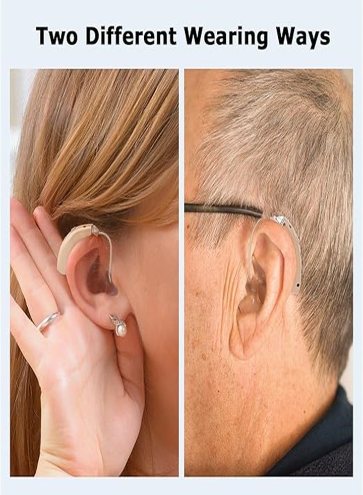 Rechargeable hearing aid for seniors with noise reduction, digital hearing aid for people with hearing loss, with charging case - Image 5