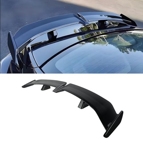 Femibon Universal Rear Spoiler 54 Inch Seagull PRO Style Matte Black Rear Trunk Spoiler Wing Lightweight Compatible with 3Compartment Sedan with a Flat TrunkGlossy Black - Image 1
