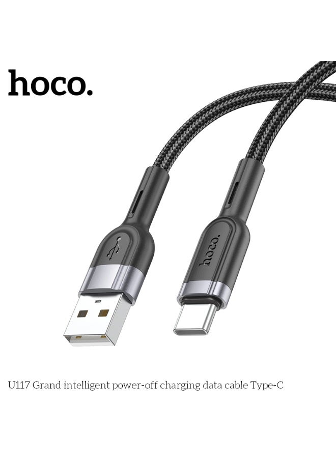 hoco. U117 Grand intelligent power-off charging data cable Type-C - Image 2