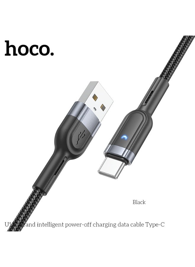 hoco. U117 Grand intelligent power-off charging data cable Type-C - Image 1