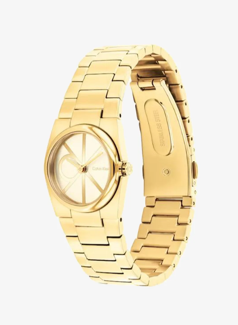 CALVIN KLEIN Quartz analog Watch with Stainless SteelBracelet