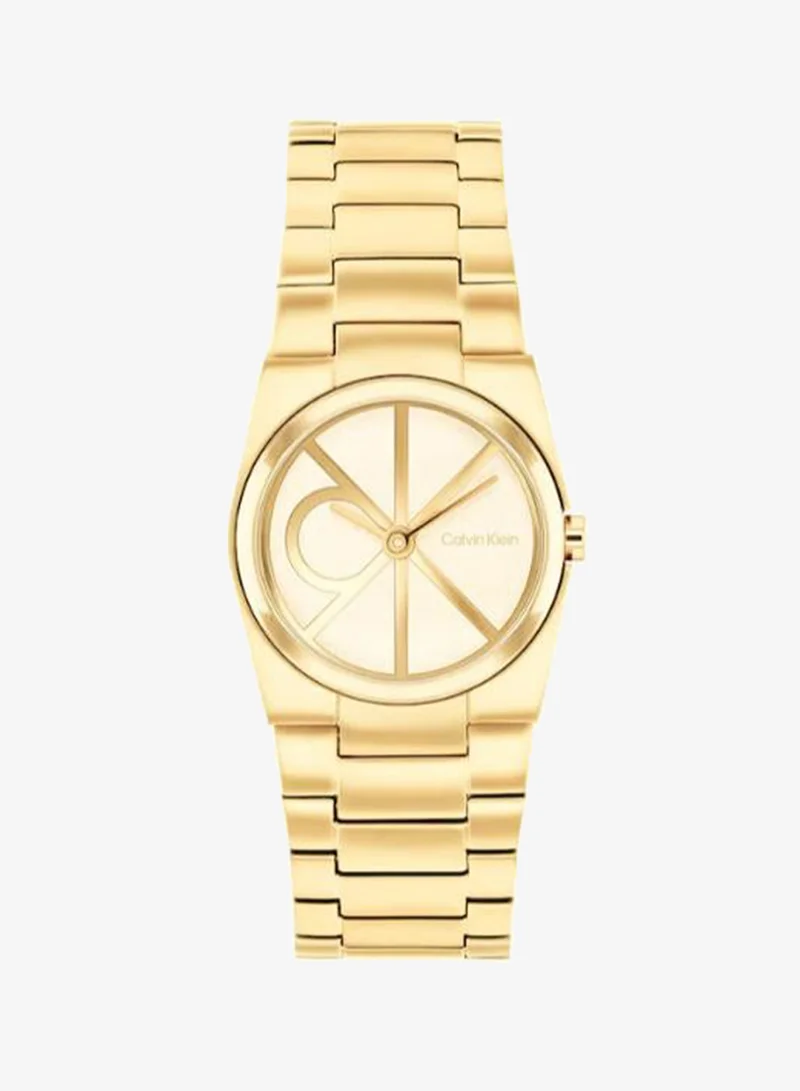 CALVIN KLEIN Quartz analog Watch with Stainless SteelBracelet