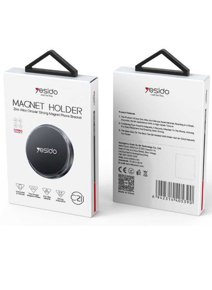 Yesido C211 Strong Magnets Zinc Alloy Magnetic Car Phone Holder - Image 1
