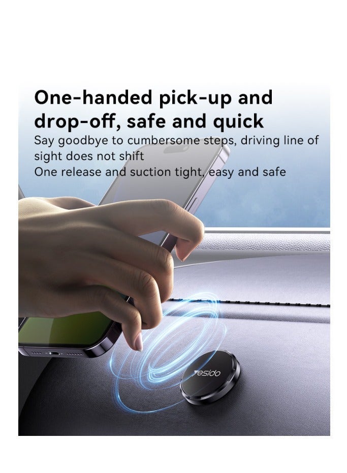 Yesido C211 Strong Magnets Zinc Alloy Magnetic Car Phone Holder - Image 3