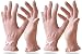 Evridwear Cotton Moisturizing Gloves Overnight Touchscreen for Dry Hands SPA Eczema Hand Care Day and Night Moisturizing Sleeping Gloves 2 Pair SM Feather Weight Pink Color - Image 2