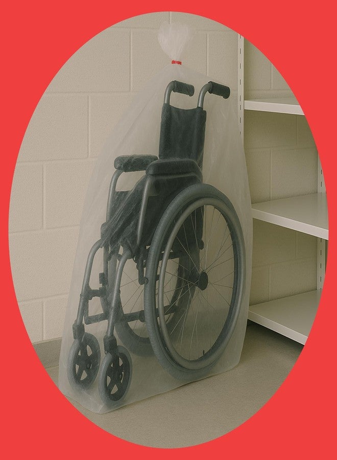 Hulsky Wheelchair Storage Bag - Premium USA Made Quality - 4 Mil Heavy Duty Clear Bag for Moving and Storage - Waterproof, Dustproof, Tear Resistant - Image 2