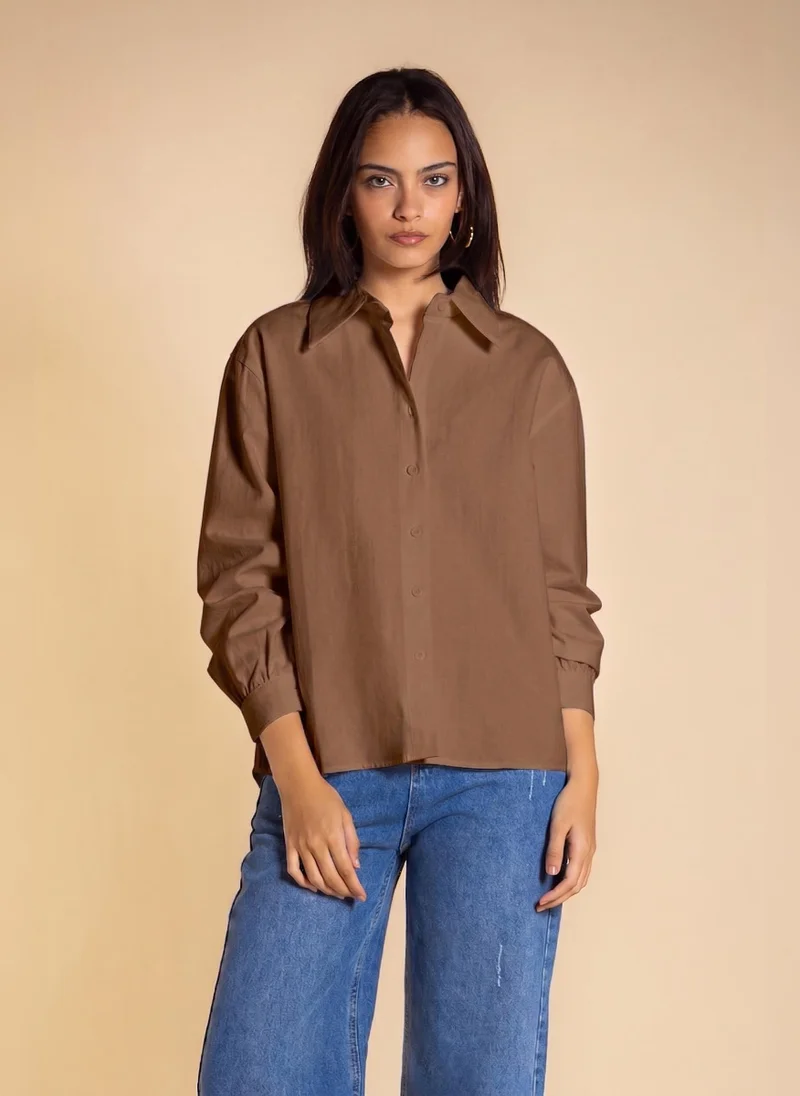SHAPES MIDWEIGHT COTTON SHIRT