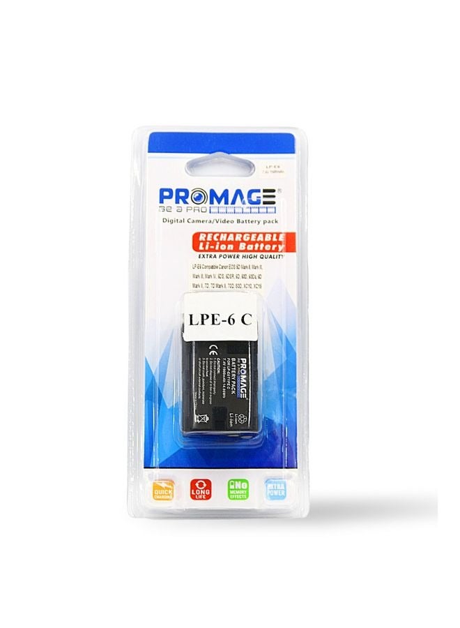 Promage Battery for Canon LPE Type C 5V2A input - Image 1