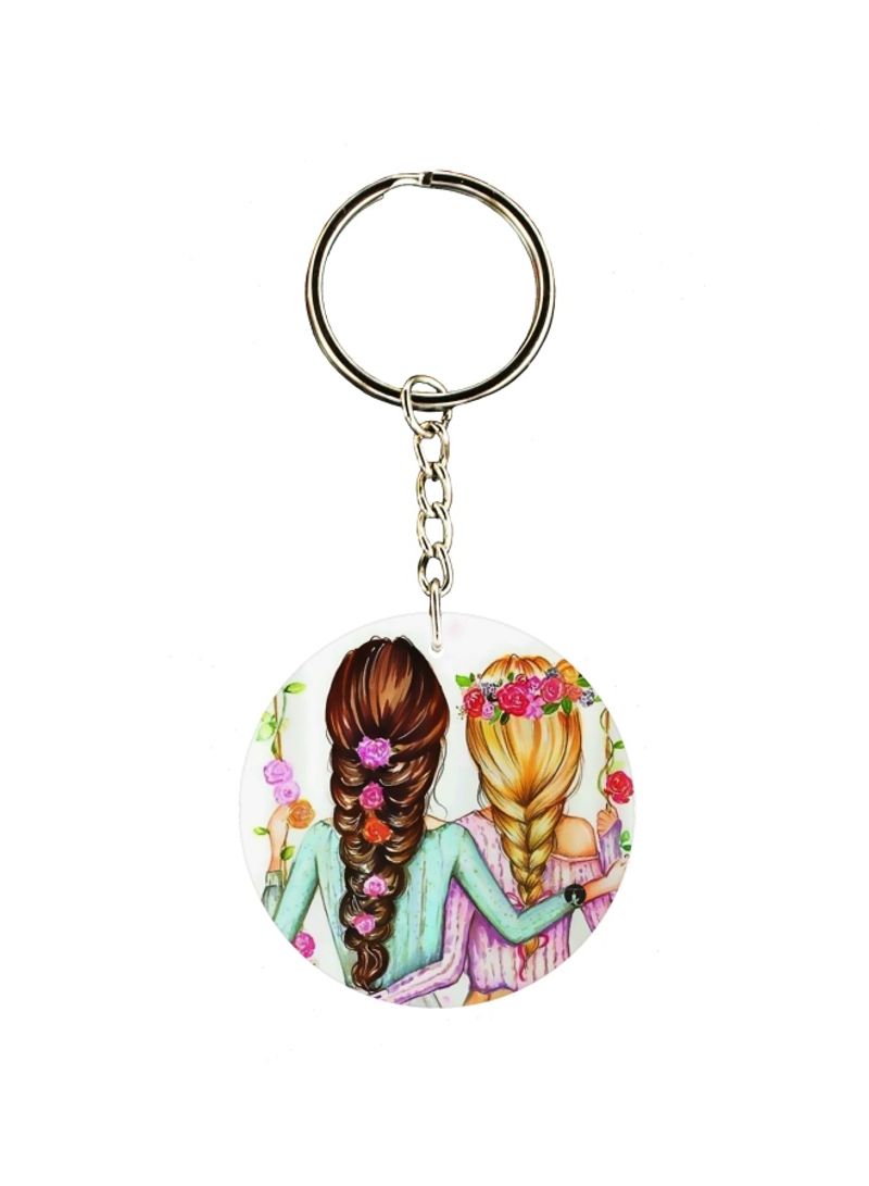 RKN Printed Single Sided Keychain
