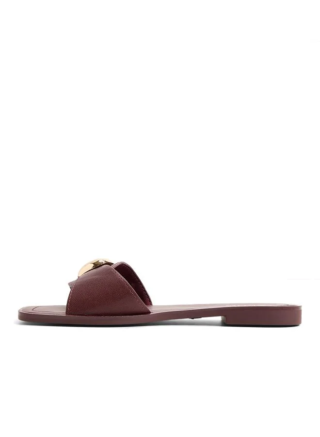 Aldo  Somer Ladies Red Flat Sandals for Women | Best Price UAE