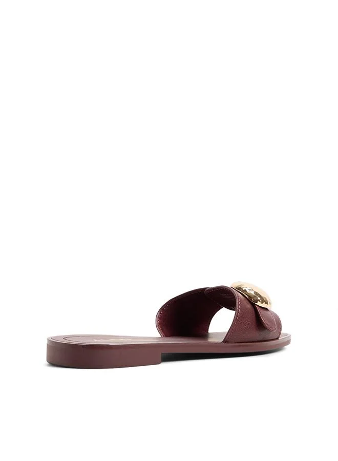 Aldo  Somer Ladies Red Flat Sandals for Women | Best Price UAE