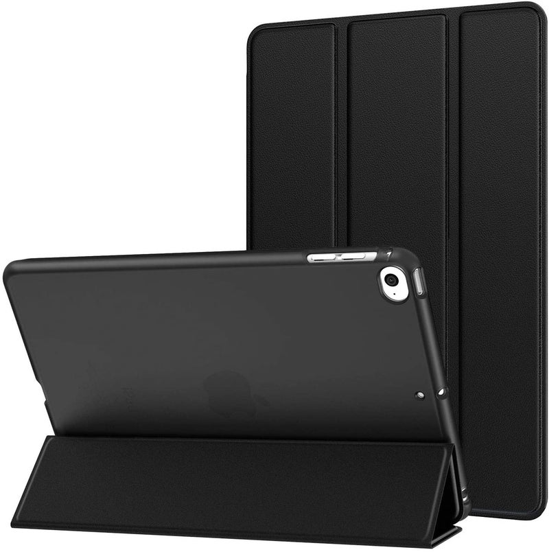 MOCA Case for 7.9" inch iPad mini 5 / Mini 4 iPad mini A2133 A2124 A2126 A2125 A1538 A1550 Translucent Back Stand Flip Cover case (Black) - Image 1