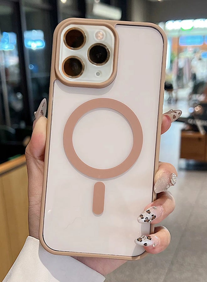 Magsafe Case for iPhone 11 Pro Magsafe Clear Cover Magnetic Wireless Charging Support, Shockproof Protection, Scratch-Resistant for iPhone 11 Pro - Desert Titanium  - Image 1
