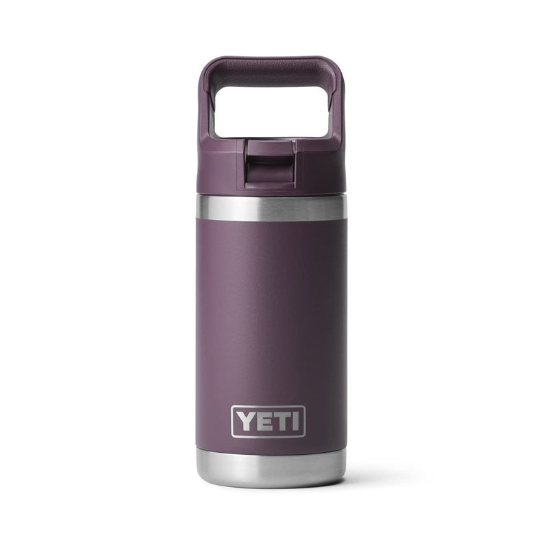 YETI Rambler Jr. 12 oz Kids Bottle, with Straw Cap, Nordic Purple - Image 3