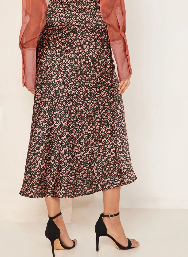 Cmeo collective Knowing Of This Printed Midi Skirt