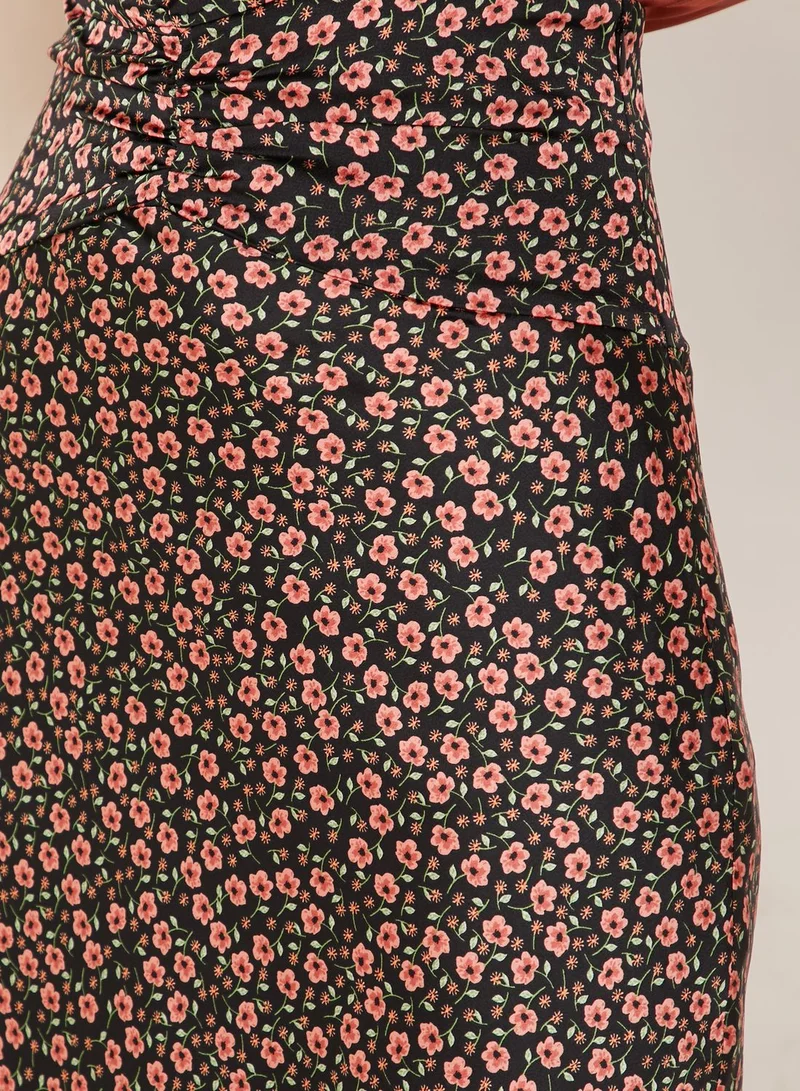 Cmeo collective Knowing Of This Printed Midi Skirt