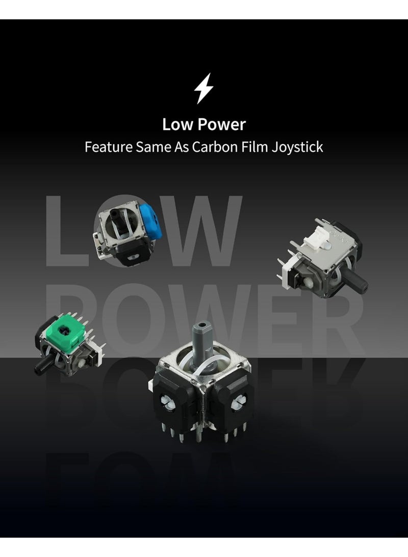 GuliKit TMR Electromagnetic Joystick, Drift Protection, Super Smooth Replacement Repair Part, Long Life, Excellent Temperature Stability, Compatible with PS5 DualSense Controller, Includes 2 Stick - Image 2