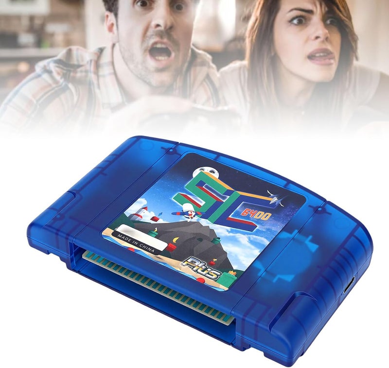 Open Source Flash Cartridge, 64DD Support with Automatic Save Backup, Game Card Cartridge for N64 Video Game Console (Blue Transparent) - Image 5